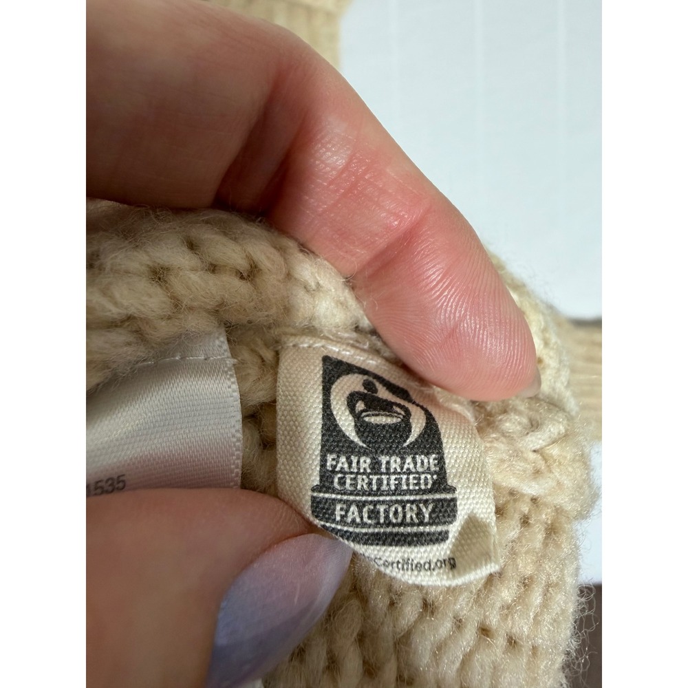 J. Crew Tan Fair Isle Wool Blend Turtleneck Sweater CKP458151535 - Picture 5 of 7